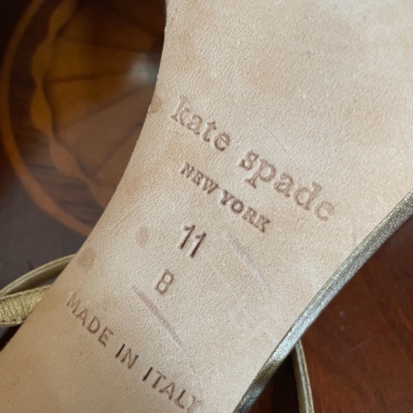 Kate Spade Gold Bow Strappy Sandal - Picture 13 of 15